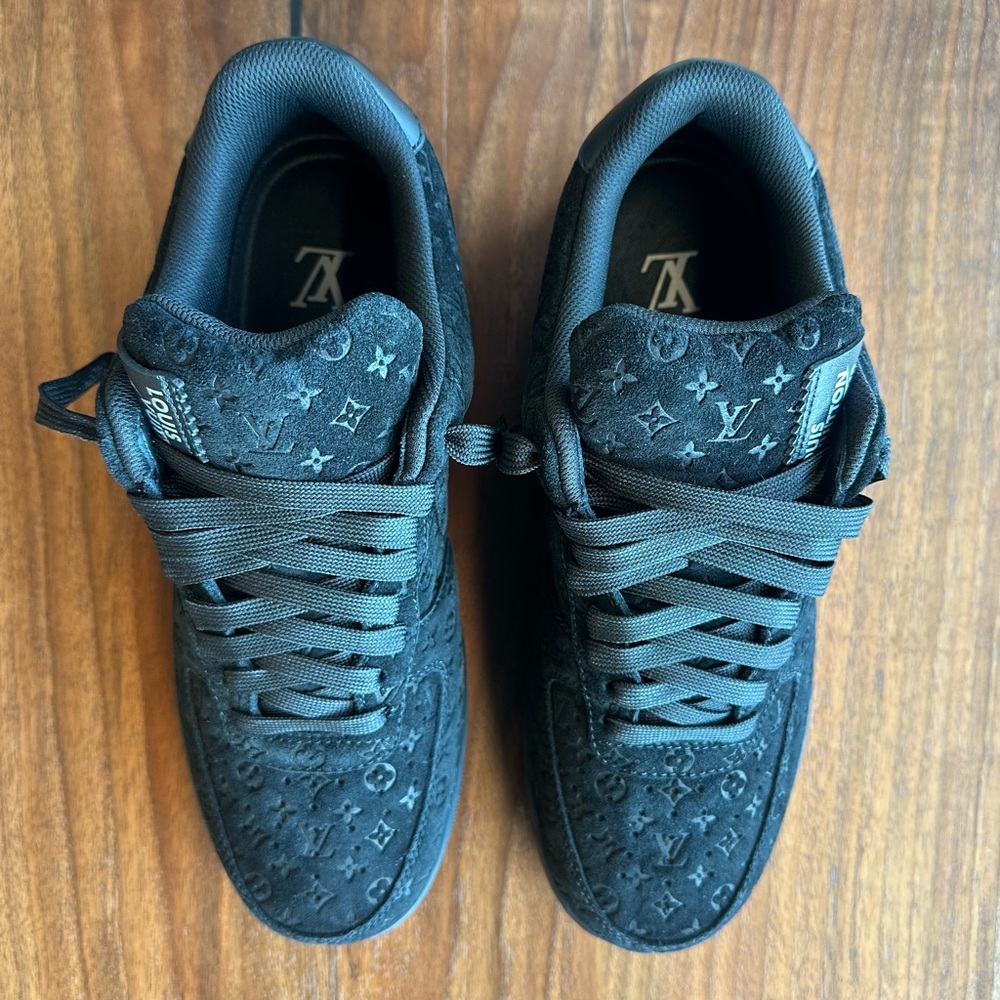 Louis Vuitton x Nike Air Force 1 Black 8.5